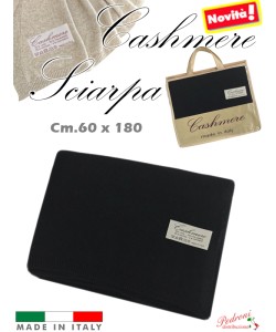 * NOVITA' * SCIARPA in " CASHMERE " art.1930 cm.60x180 Nero