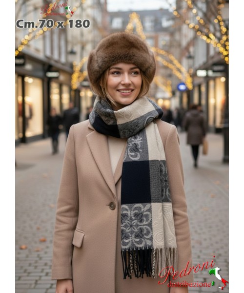 * NOVITA' * SCIARPA INVERNALE AM-5174 cm.70x180...