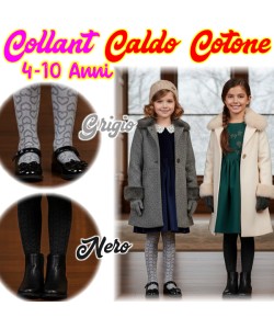 Collant BAMBINA CALDO COTONE 6696 4/10 Anni in 2 colori
