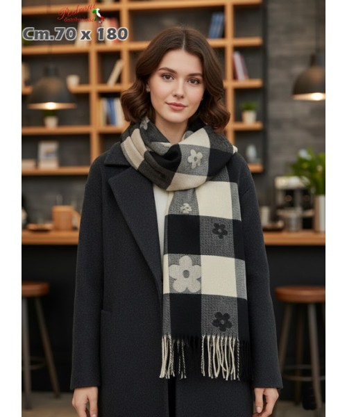 * NOVITA' * SCIARPA INVERNALE WJ-902 cm.70x180...