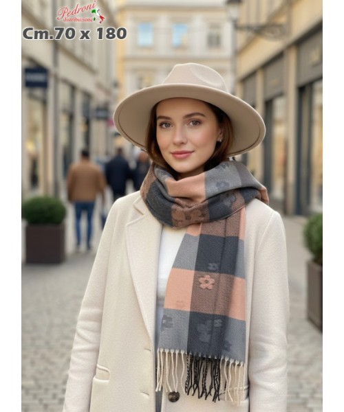 * NOVITA' * SCIARPA INVERNALE WJ-902 cm.70x180...