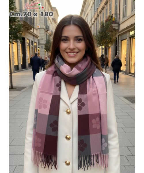 * NOVITA' * SCIARPA INVERNALE WJ-780 cm.70x180...