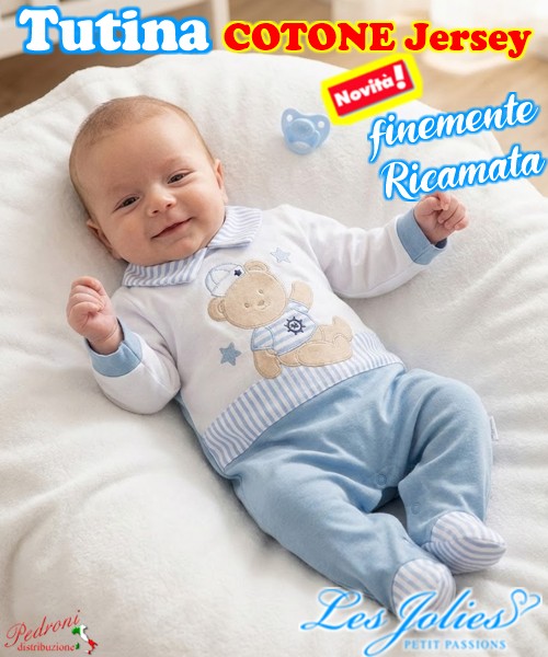 Les Jolies TUTINA COTONE LJ318-95 AZZURRO