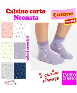 COVERI Calzino CORTO NEONATA COTONE LITTLE-326 Tg.18/24