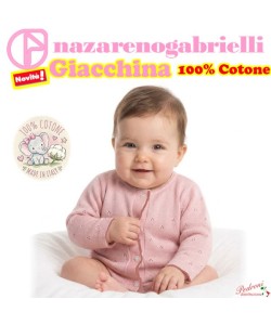 Primavera GIACCHINA COTONE NG744/2 Rosa/Rosa Antico 1-9 Mesi