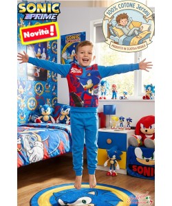 SONIC Pigiama bambino COTONE 3/8 Anni SN2033 Sky