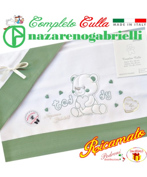 NAZARENO Completo CULLA ricamato NG 91.20...