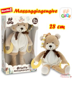 *LINEA GOGO*PRIMO ORSETTO MORDI GENGIVE Cm.28 39571 (+0 mesi)