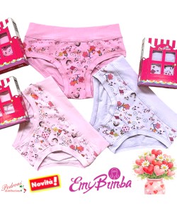 EMY Slip bambina COTONE Art.B2986 TAGLIE A SCELTA