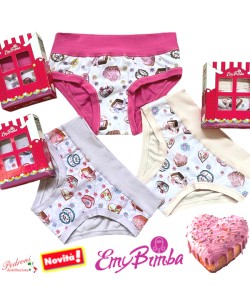 EMY Slip bambina COTONE Art.B2980 TAGLIE A SCELTA
