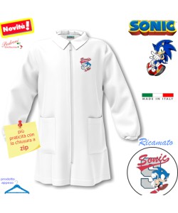SONIC Grembiule ASILO bambino G406 Bianco