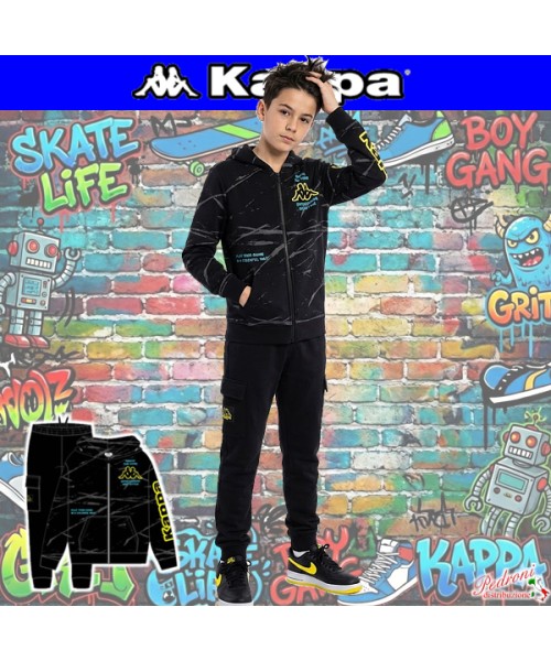 P.STOCK*KAPPA* TUTA RAGAZZO Cotone 068T 8-10-14...