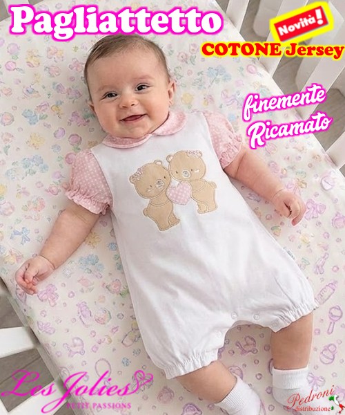 Les Jolies PAGLIACCETTO COTONE LJ 238.85 BIANCO
