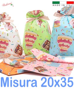 BUSTA per CONFEZIONI REGALO Art.CAKES Cm.20x35