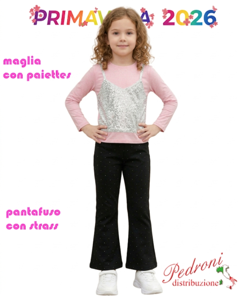 P.*STOCK*Completo bambina SWEET SR1063...