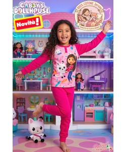 GABBY Pigiama bambina COTONE 3/7 Anni GB1417 Fucsia