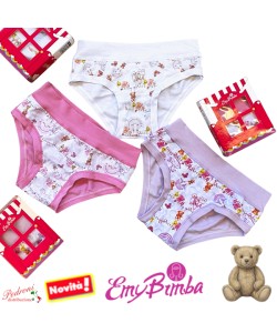 EMY Slip bambina COTONE Art.B2998 TAGLIE A SCELTA