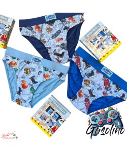GASOLINO Slip bimbo COTONE art.U3855/F TAGLIE A SCELTA