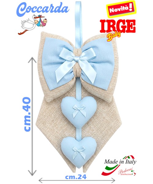 *CUORE* IRGE Coccarda NASCITA art.IR-1037/1...