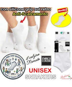 UNISEX COVERI SNEAKER "Anti-Scalzamento" art.SANTIAGO Bianco