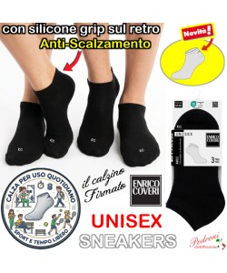 UNISEX COVERI SNEAKER "Anti-Scalzamento" art.SANTIAGO Nero