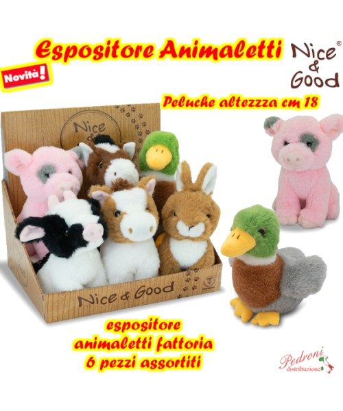 *LINEA NICE*ESPOSITORE ANIMALI FATTORIA CM 18...