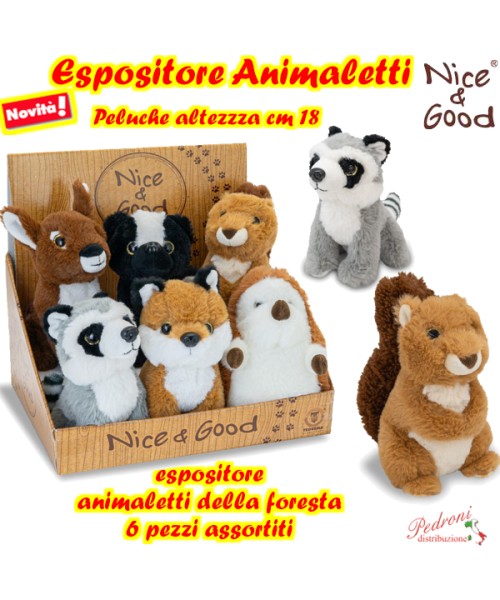 *LINEA NICE*ESPOSITORE ANIMALI FORESTA CM 18...