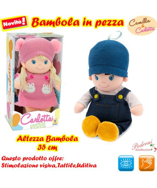 *CAMILLA e CARLOTTA*Bambola in Pezza 68813...
