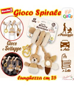 *LINEA GOGO* SPIRALE ORSETTO MORBIDOSO CM 25 39565 (+0 mesi)