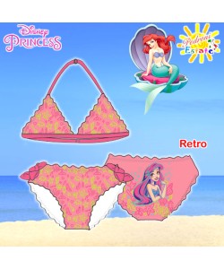 PRINCESS Costume da bagno BIKINI bambina 3/7 anni WY1036 Bubble
