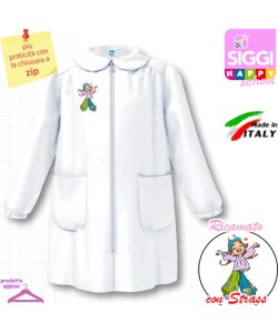 SIGGI Grembiule ASILO bambina 33GR4337 Bianco
