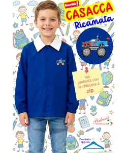 PRIMO PREZZO Casacca SCUOLA bambino BM-838 BLUETTE Tg.65/80