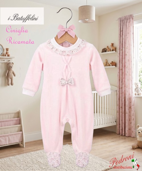 BATUFFOLINI Tutina Ciniglia B548/8F Rosa 0/6 mesi