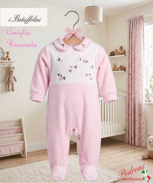 BATUFFOLINI Tutina Ciniglia B548/13F Panna/Rosa...