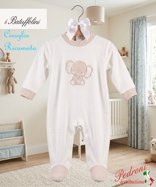 BATUFFOLINI Tutina Ciniglia B548/1N Panna/Beige...