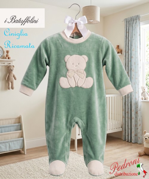 BATUFFOLINI Tutina Ciniglia B548/2N Verde/Beige...