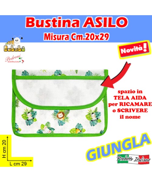 BUSTINA ASILO BUS032-SEBASTIAN Cm.20x29 GIUNGLA