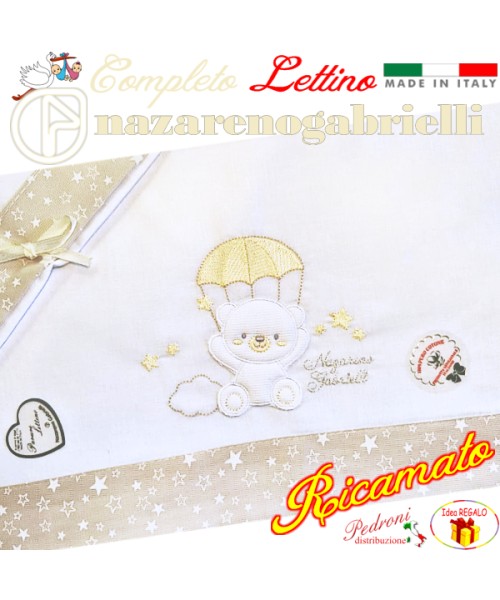 NAZARENO Completo LETTINO ricamato NG 101.36...