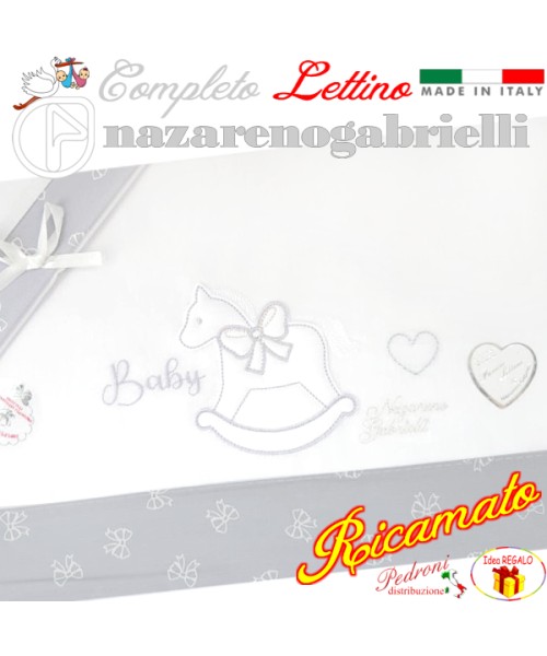 NAZARENO Completo LETTINO ricamato NG 101.33...