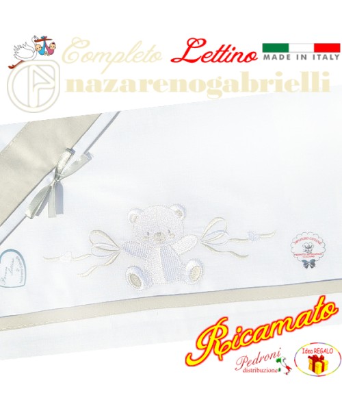 NAZARENO Completo LETTINO ricamato NG 101.31...