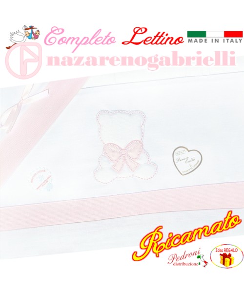 NAZARENO Completo LETTINO ricamato NG 101.30...