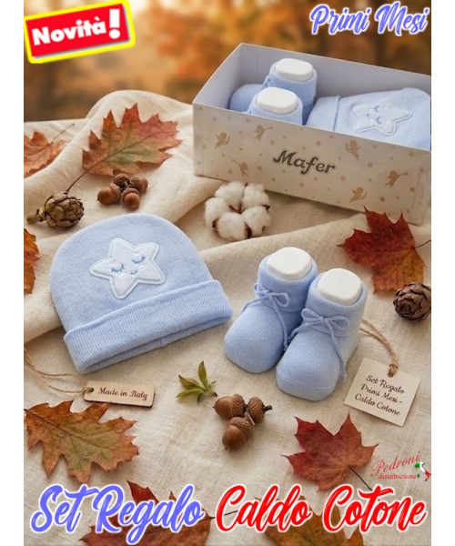 *MAFER* SET REGALO BABY in CALDO COTONE...
