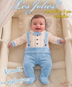 Les Jolies COMPLETO 2pz. CINIGLIA LJ-334.38 CIELO