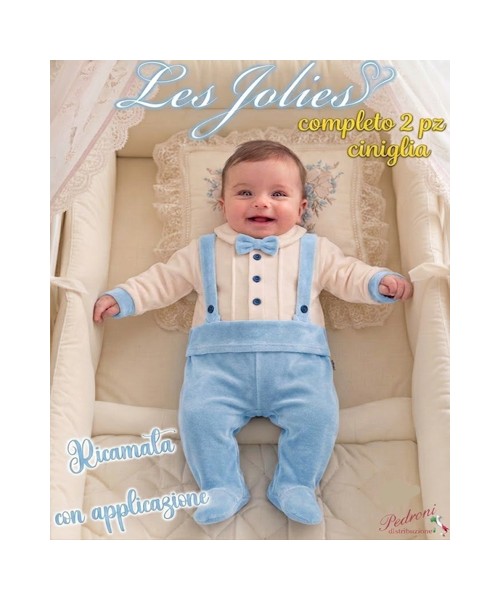 Les Jolies COMPLETO 2pz. CINIGLIA LJ-334.38 CIELO