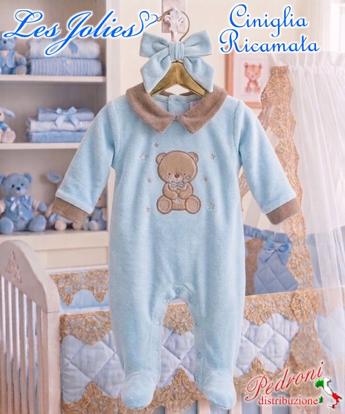 Les Jolies TUTINA CINIGLIA LJ344.2 PANNA AZZURRO