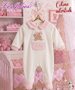Les Jolies TUTINA INTERLOCK LJ-241.50 P/ROSA 0/3 Mesi