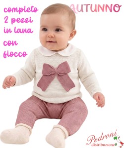 Completino neonata LOLLITOP W0922 PANNA/clivia 1/6 mesi