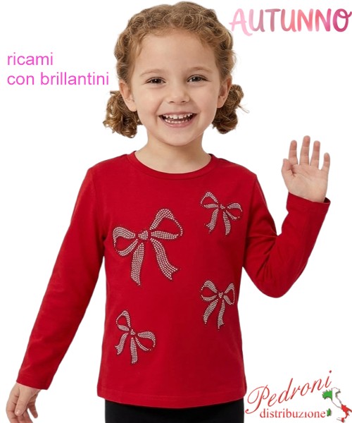 *AUTUNNO*Maglia bambina LOLLITOP BB290 AMARENA 3/8 anni - Bambina