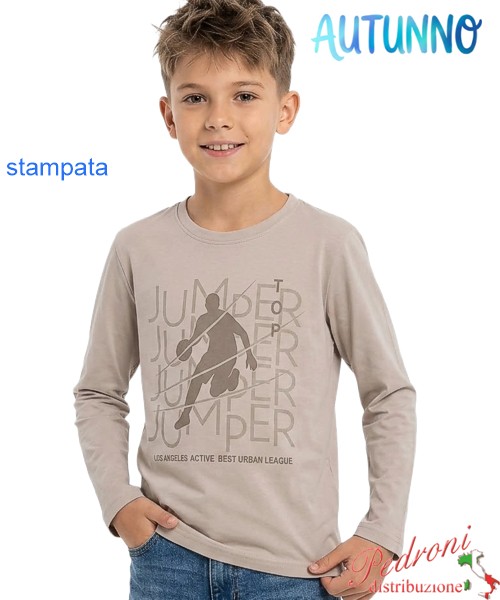 *AUTUNNO*Maglia bambino ARMATA LA5086 BEIGE...