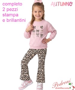 *AUTUNNO*Completo bambina CHIC AF2794 CLIVIA 3/8 anni - Bambina